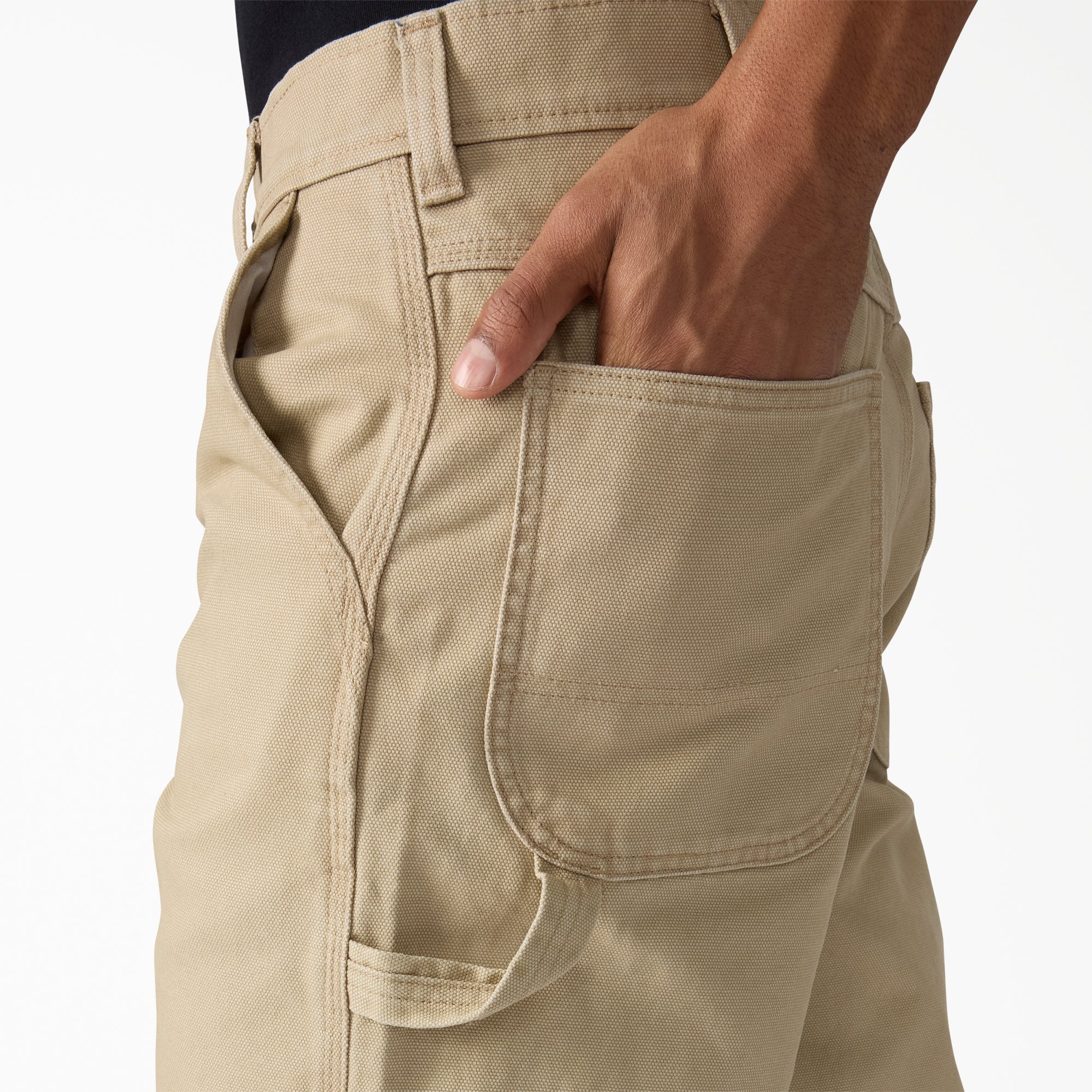 "Canvas Carpenter Shorts, 11"""