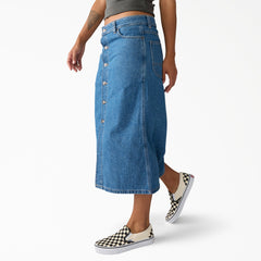 "Women's Midi Denim Skirt"