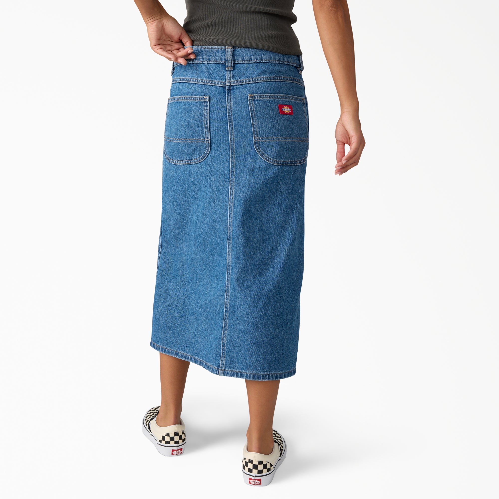 "Women's Midi Denim Skirt"