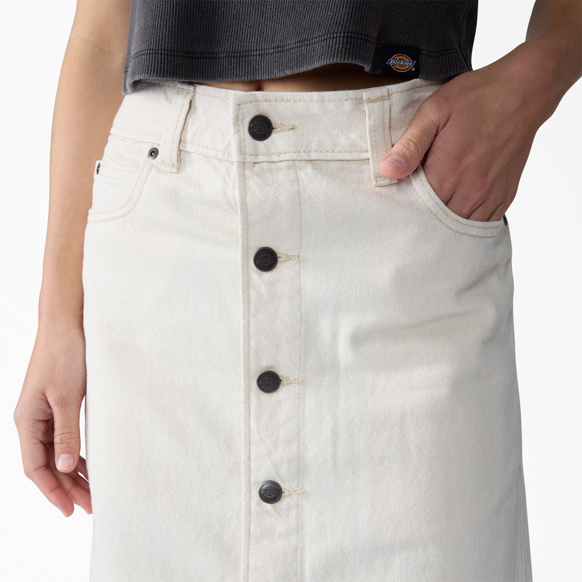 "Women's Midi Denim Skirt"