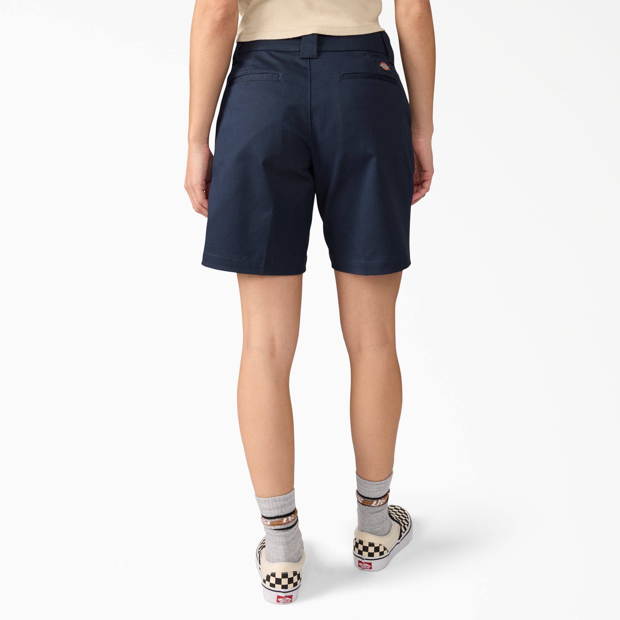 "Women's Super Flex Flat Front Shorts, 9"""