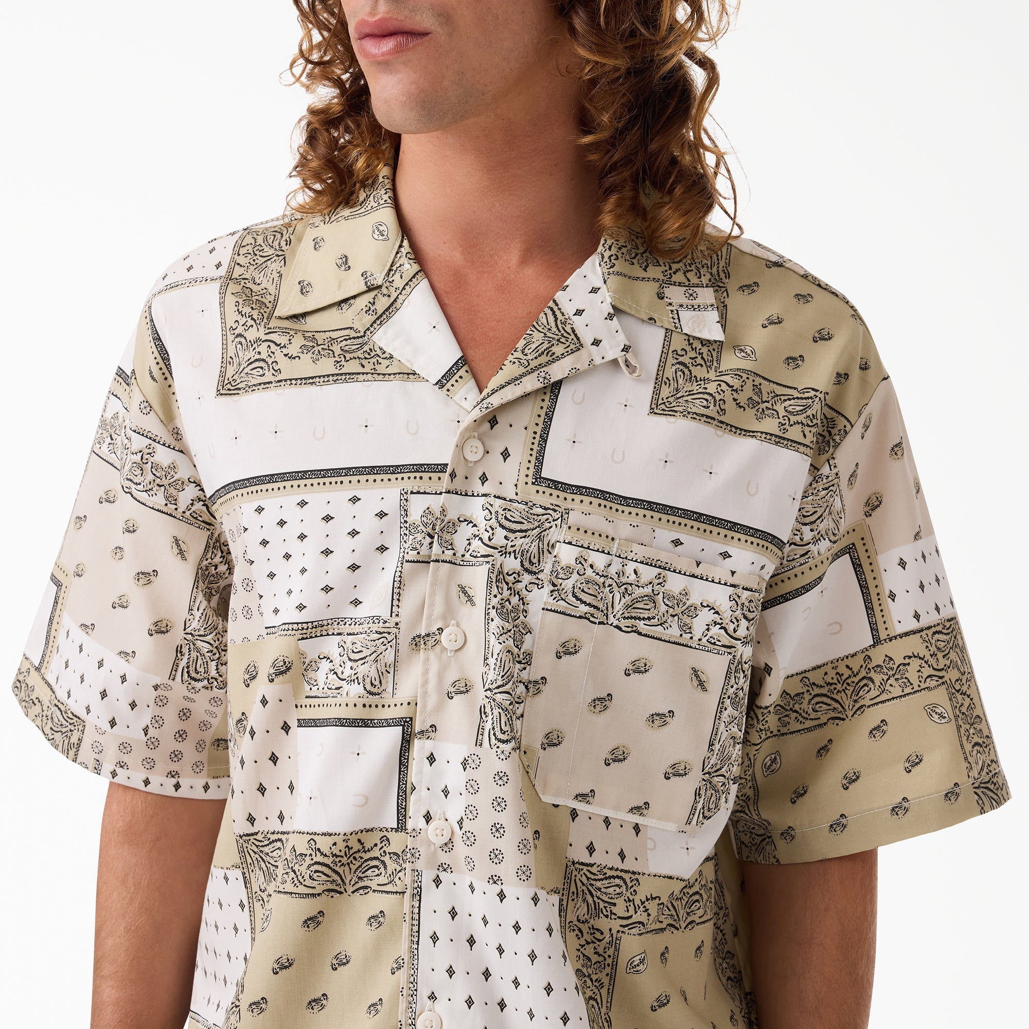 "Glandorf Short Sleeve Button Up Shirt"