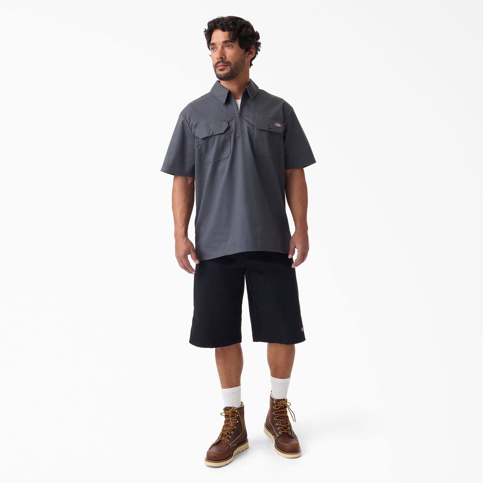 "1/4 Zip Work Shirt"