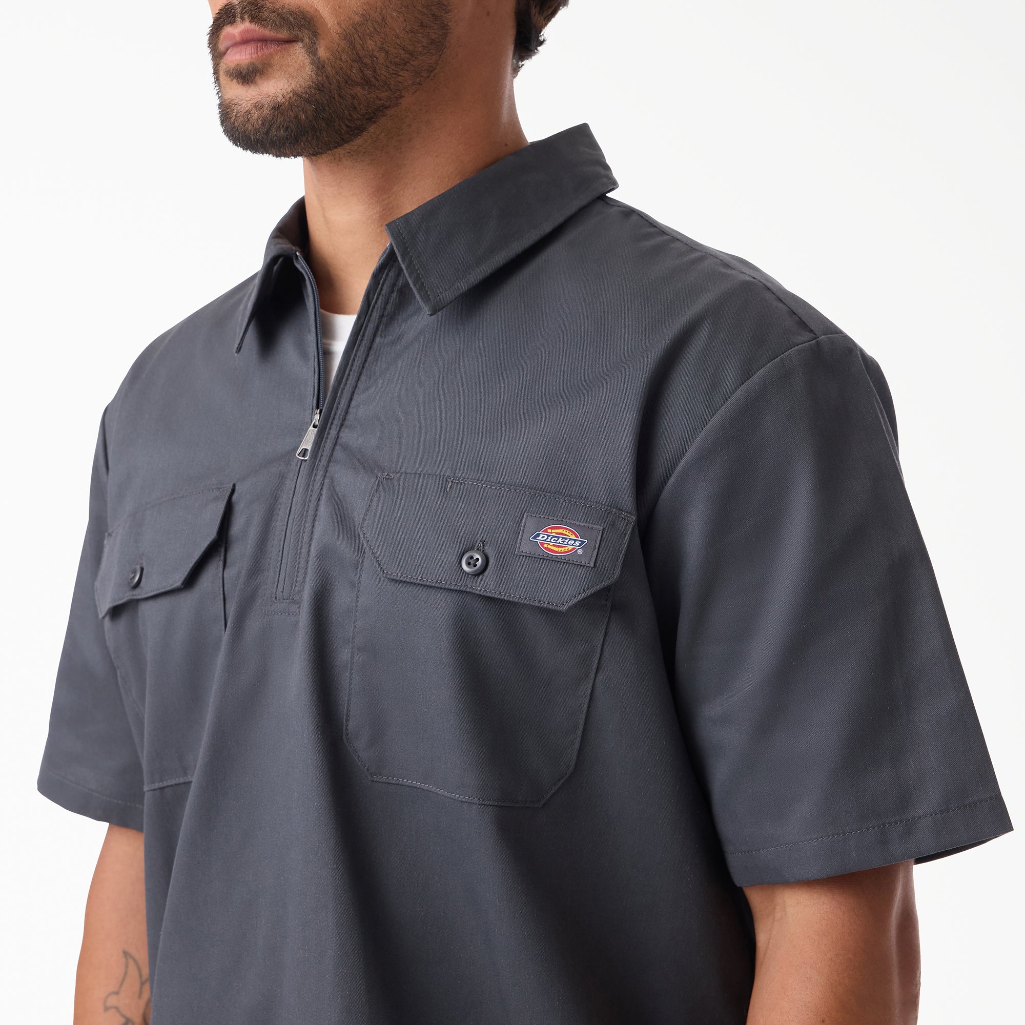 "1/4 Zip Work Shirt"