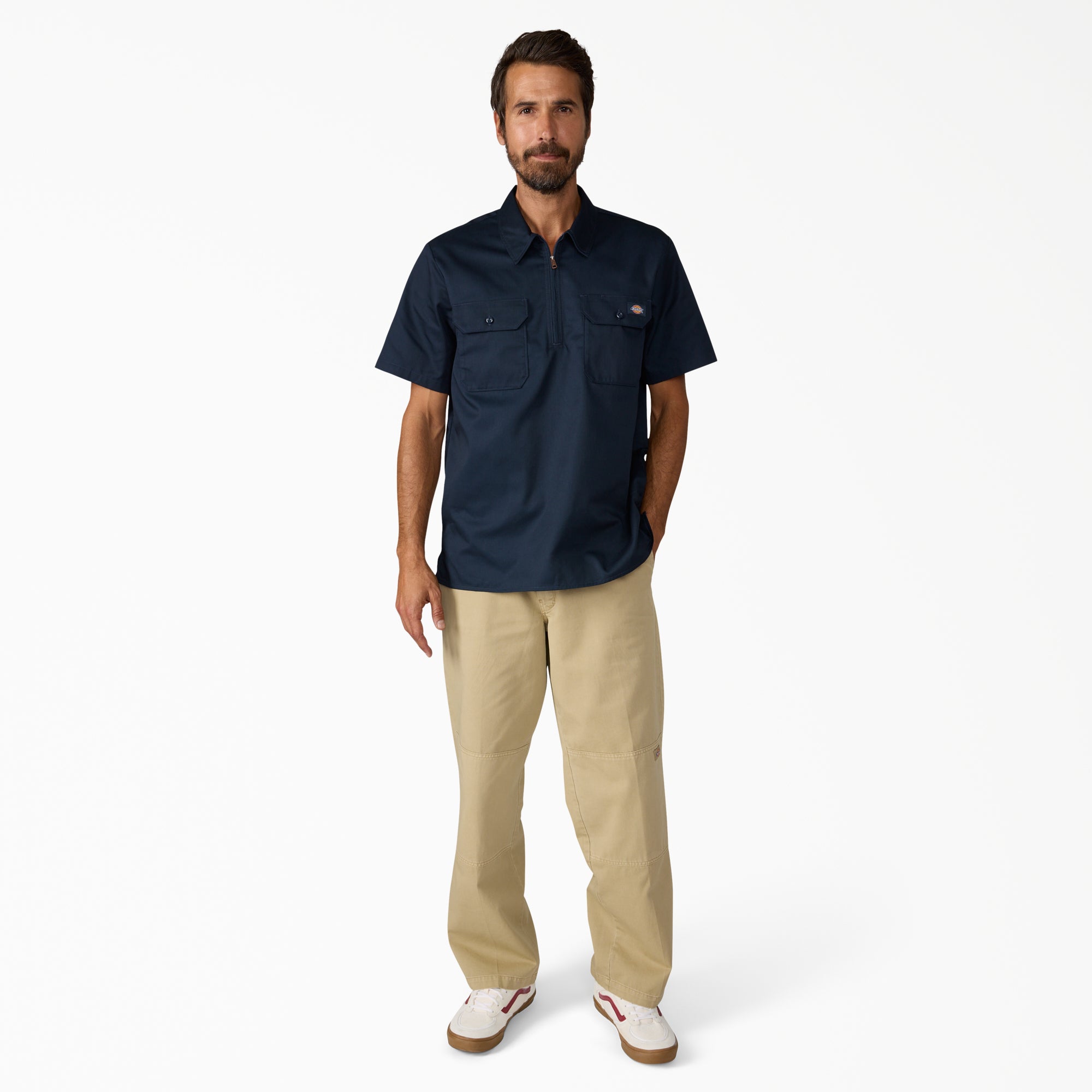 "1/4 Zip Work Shirt"
