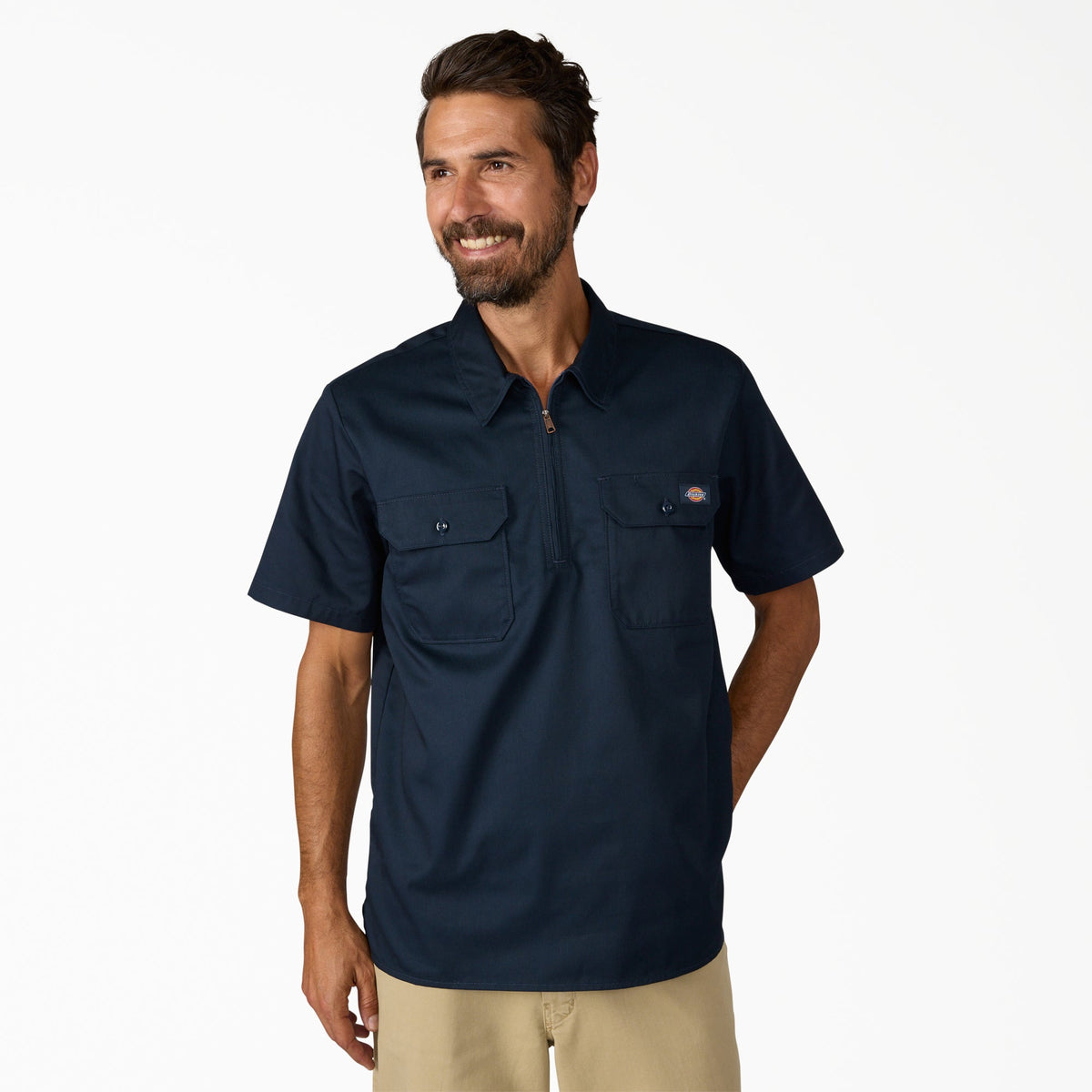 "1/4 Zip Work Shirt"