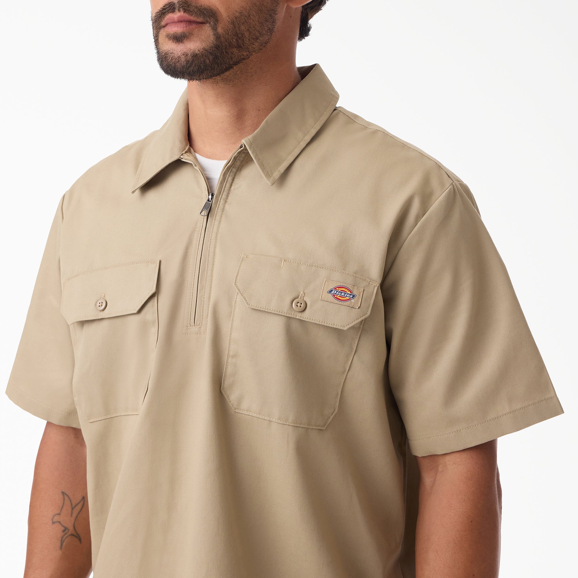 "1/4 Zip Work Shirt"