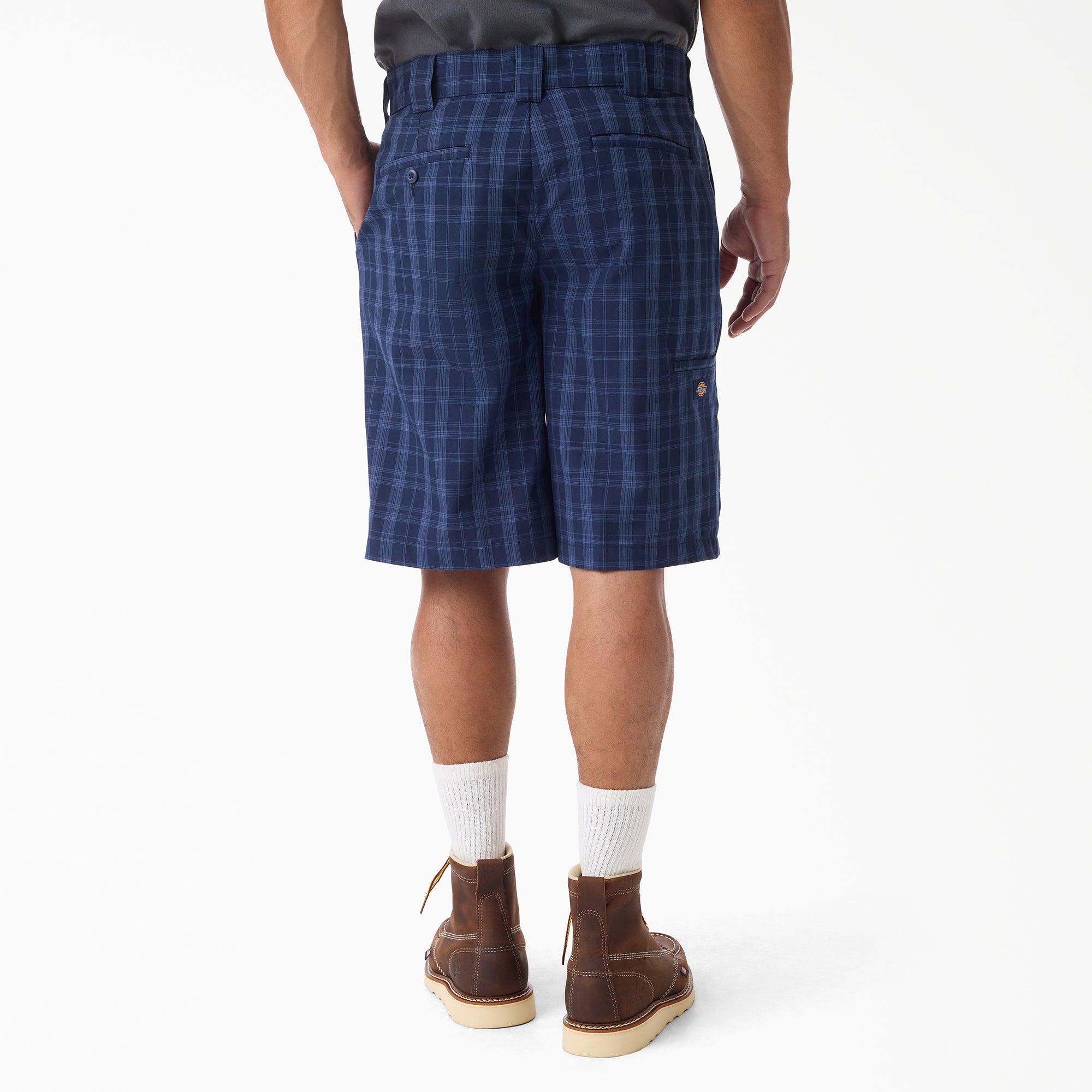 "Plaid Work Shorts, 11"""