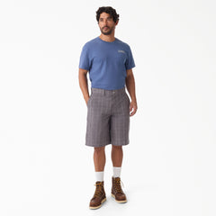 "Plaid Work Shorts, 11"""