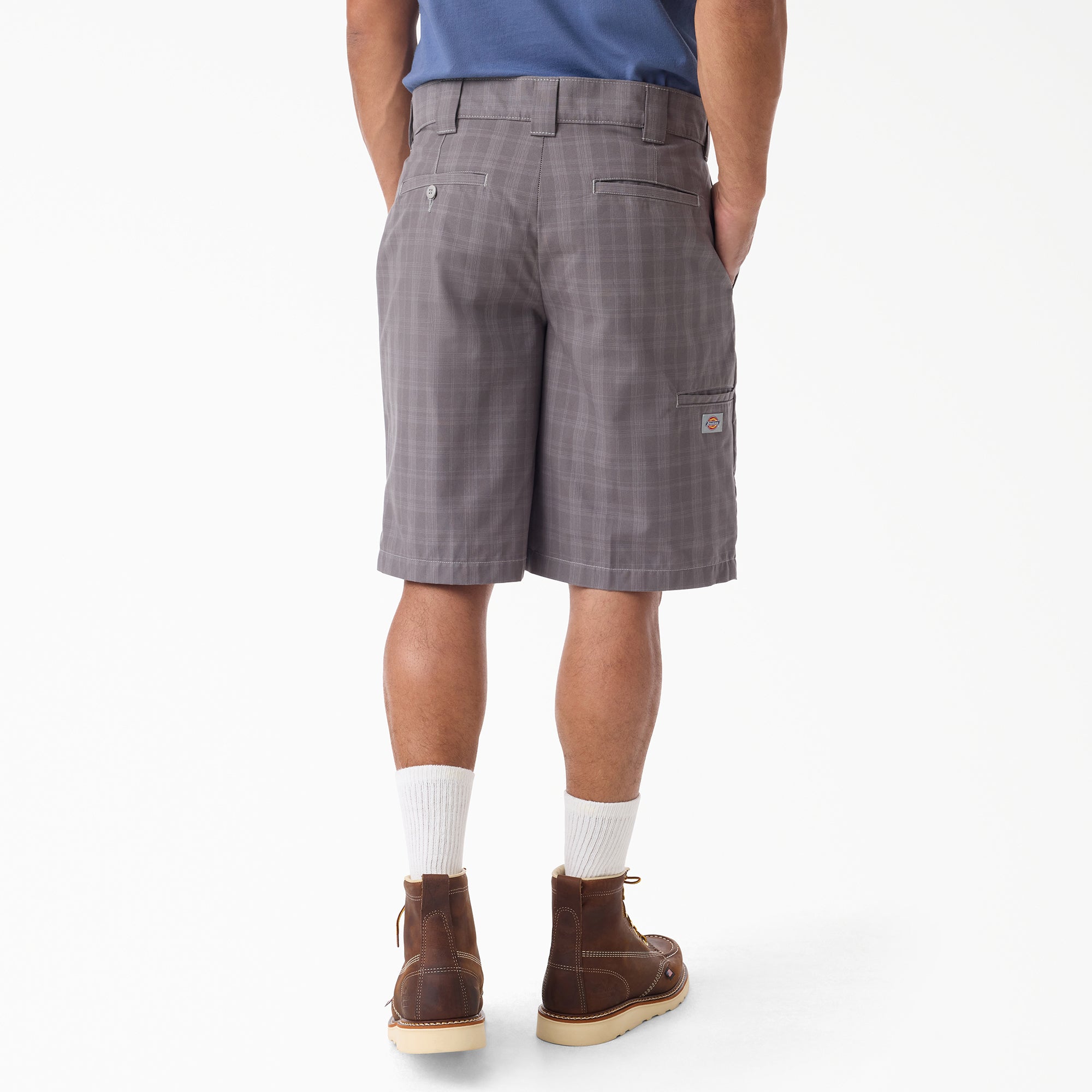 "Plaid Work Shorts, 11"""