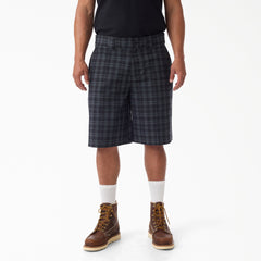 "Plaid Work Shorts, 11"""