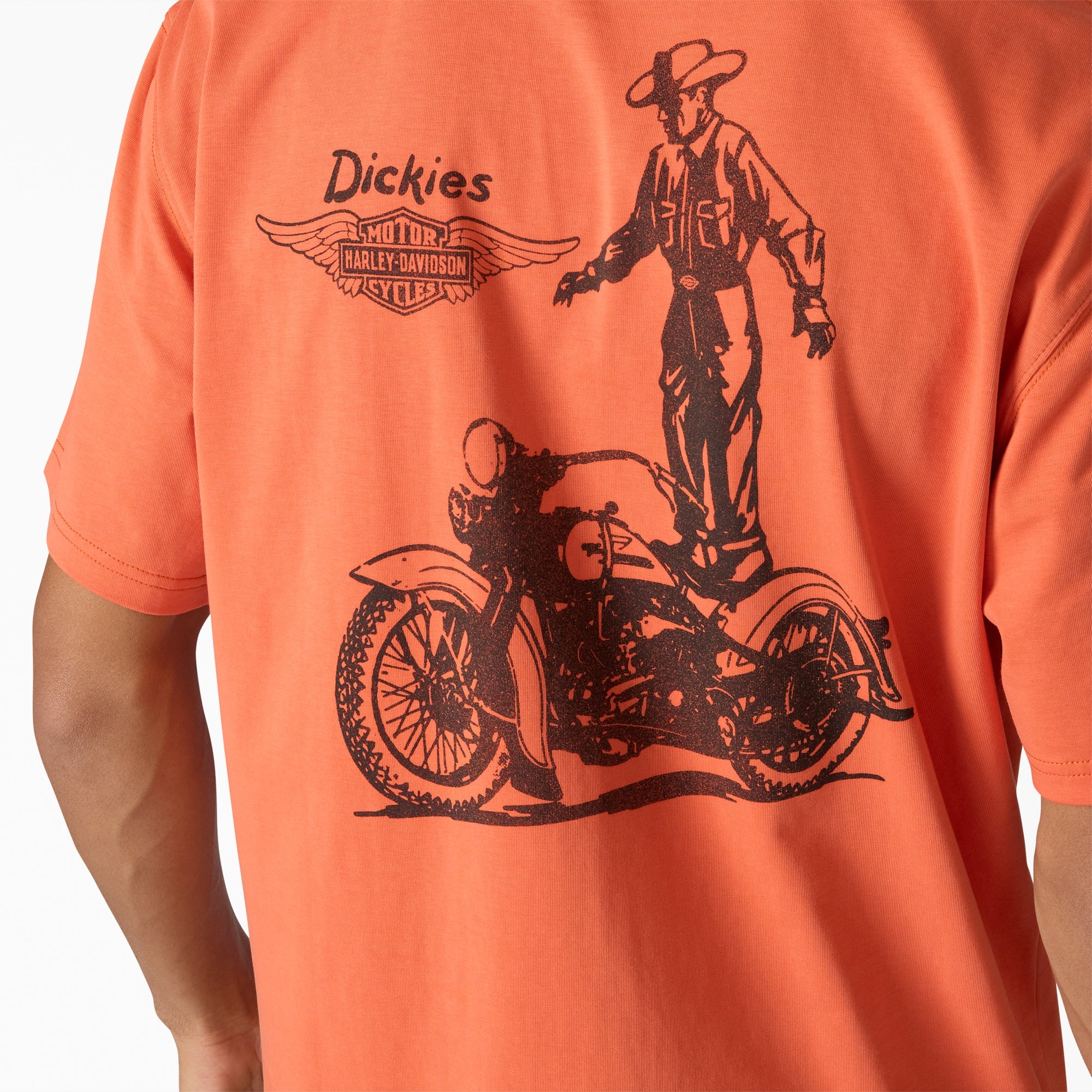 "Dickies x Harley-Davidson® Vintage Wash Cowboy Graphic T-Shirt"