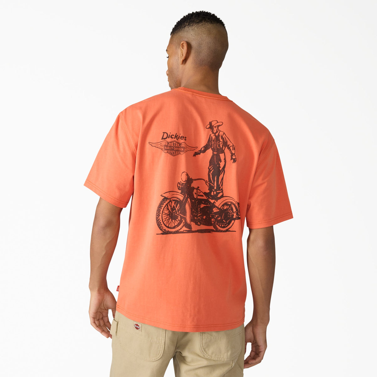 "Dickies x Harley-Davidson® Vintage Wash Cowboy Graphic T-Shirt"