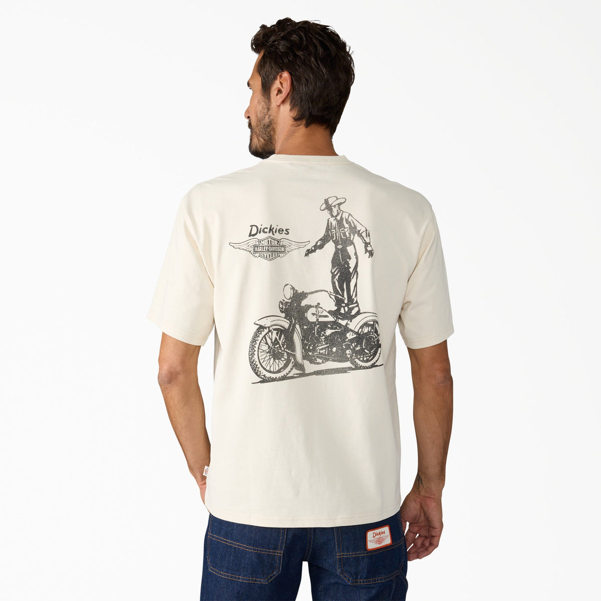 "Dickies x Harley-Davidson® Vintage Wash Cowboy Graphic T-Shirt"