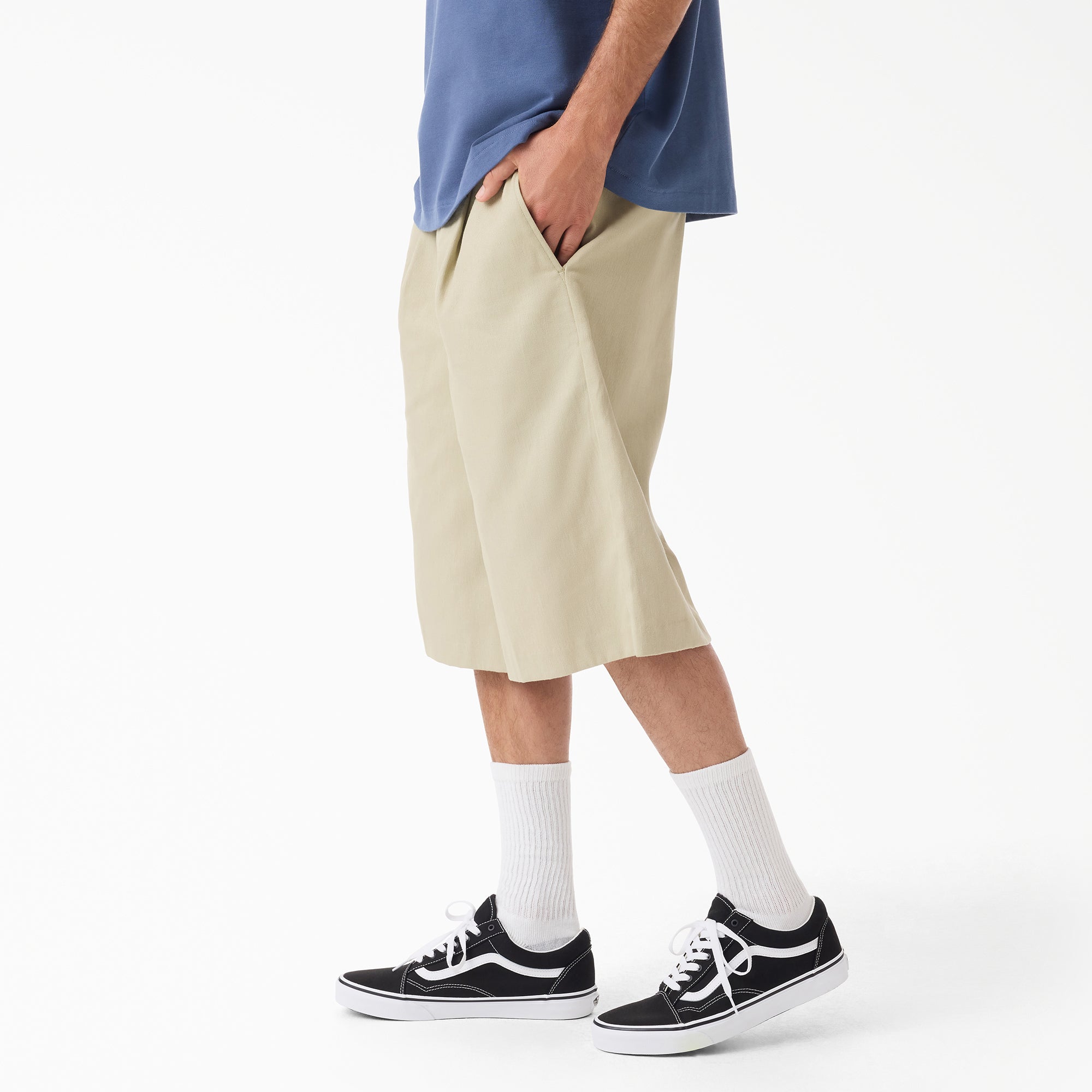 "Hemp Twill Work Shorts, 13"""