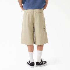 "Hemp Twill Work Shorts, 13"""