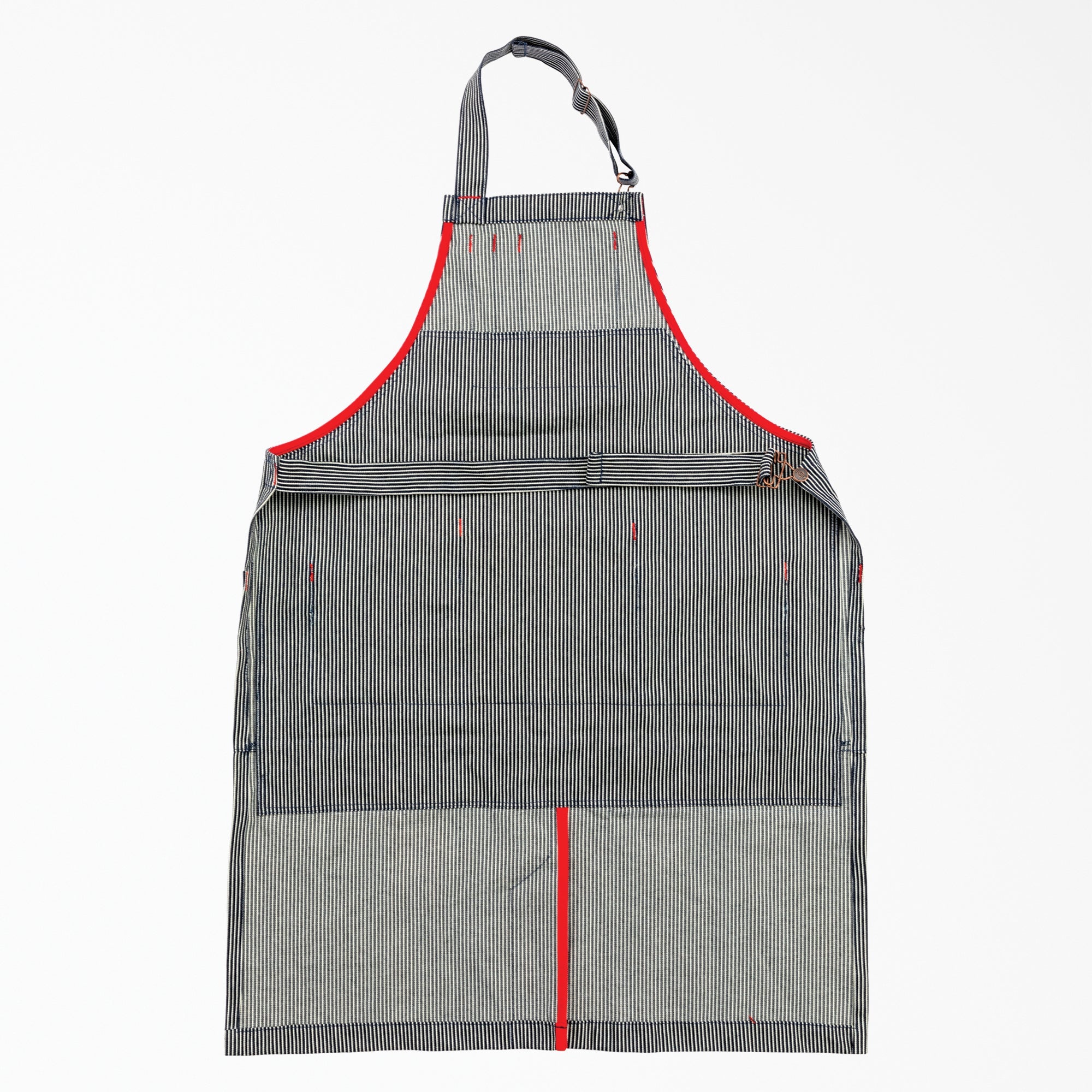 "Hickory Stripe Canvas Work Apron"