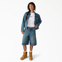 "Women's 957 Loose Denim Shorts, 13"""