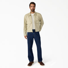 "Hemp Twill Trucker Jacket"