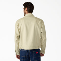 "Hemp Twill Trucker Jacket"