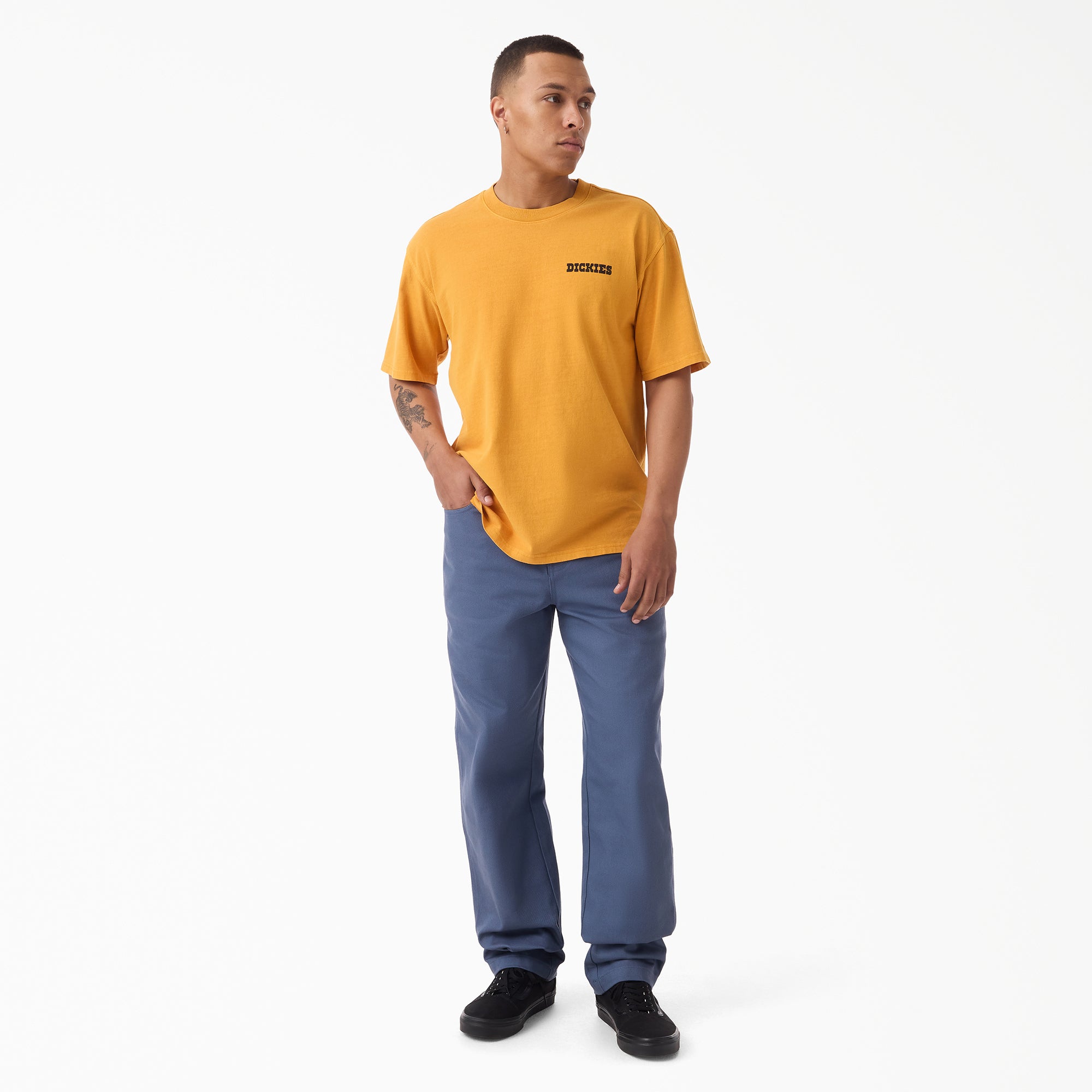"Wellsville Baggy Tapered Twill Pant"