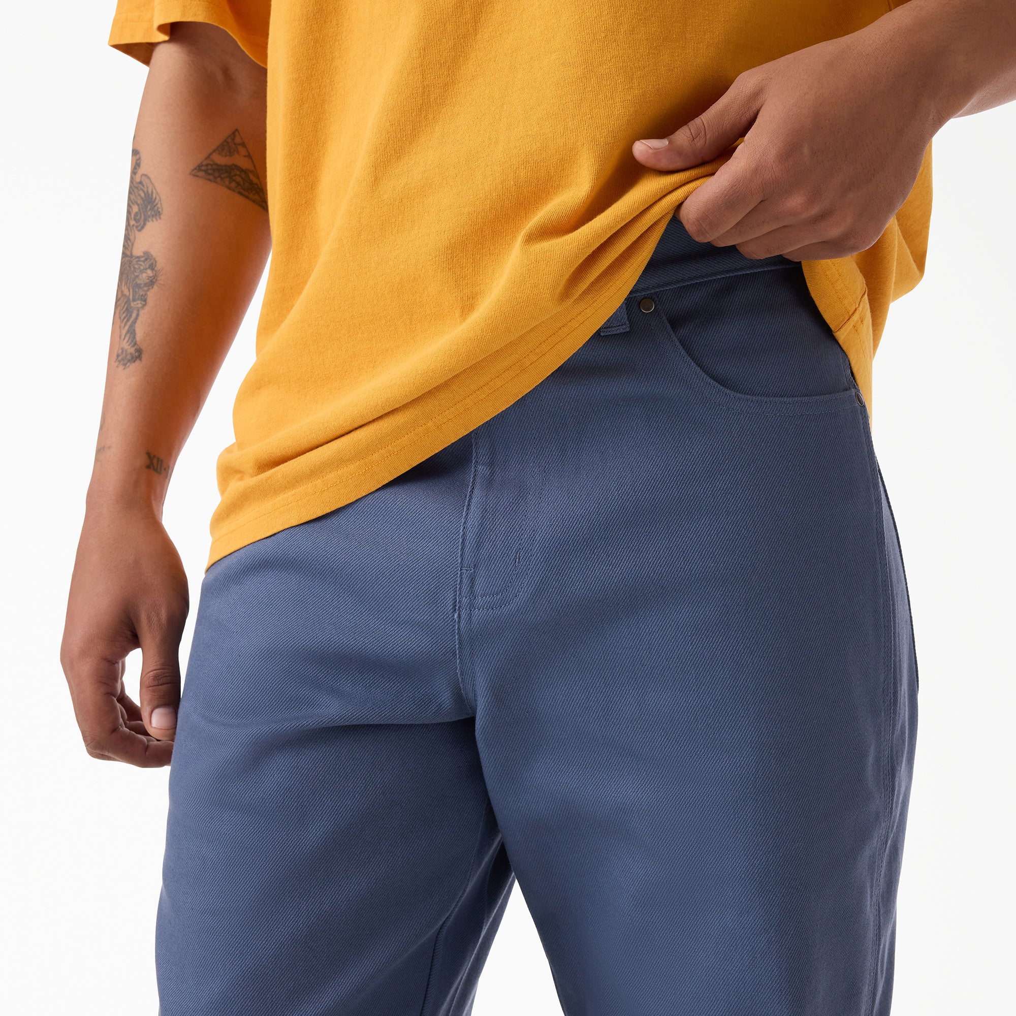 "Wellsville Baggy Tapered Twill Pant"