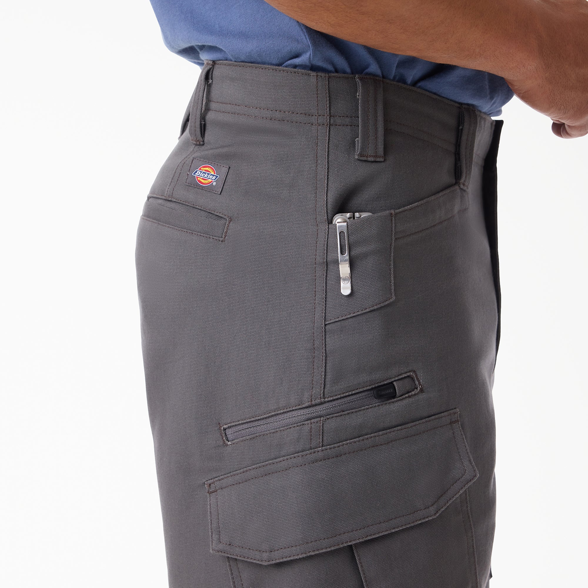 "Tradebuilt Duck Canvas Cargo Shorts, 11"""