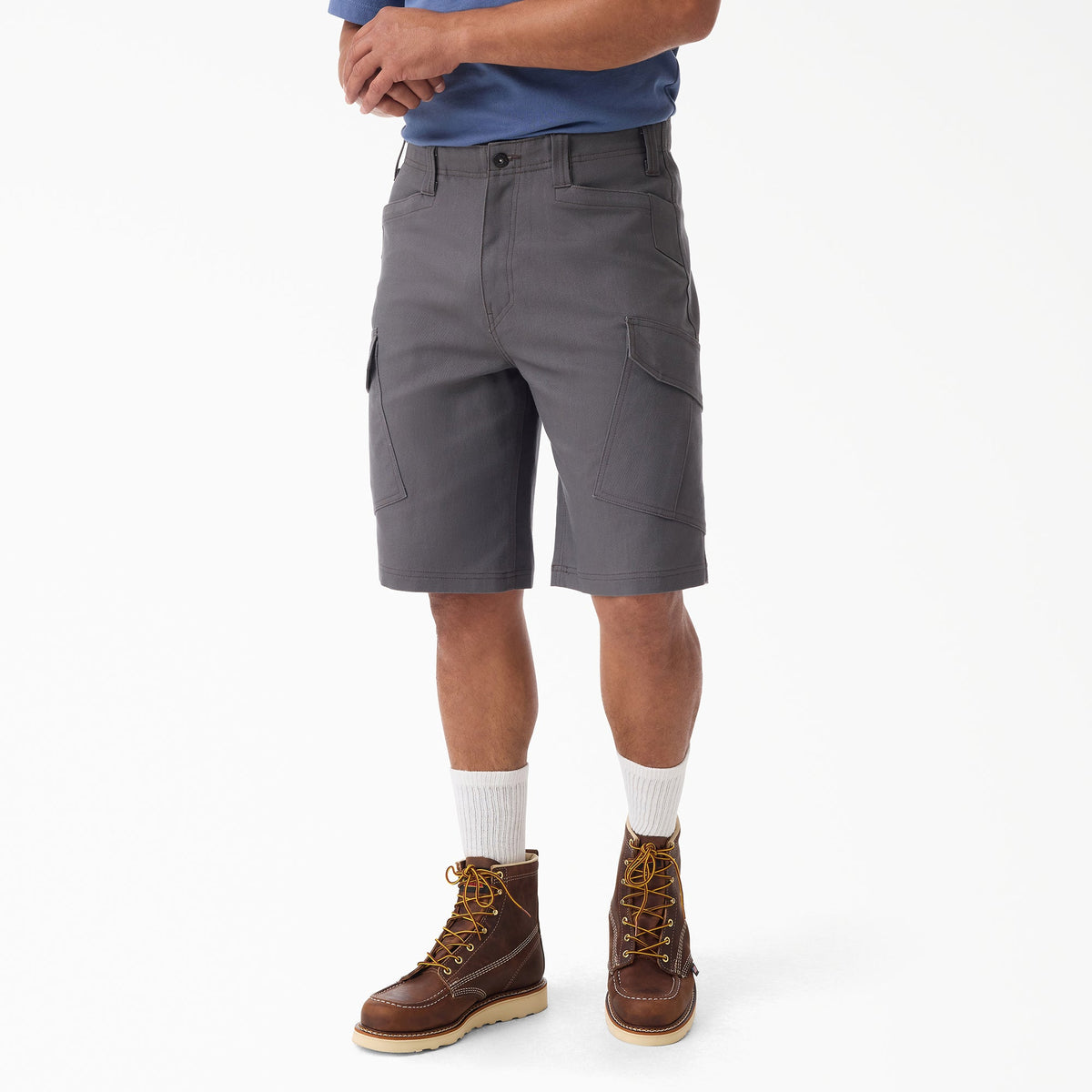 "Tradebuilt Duck Canvas Cargo Shorts, 11"""
