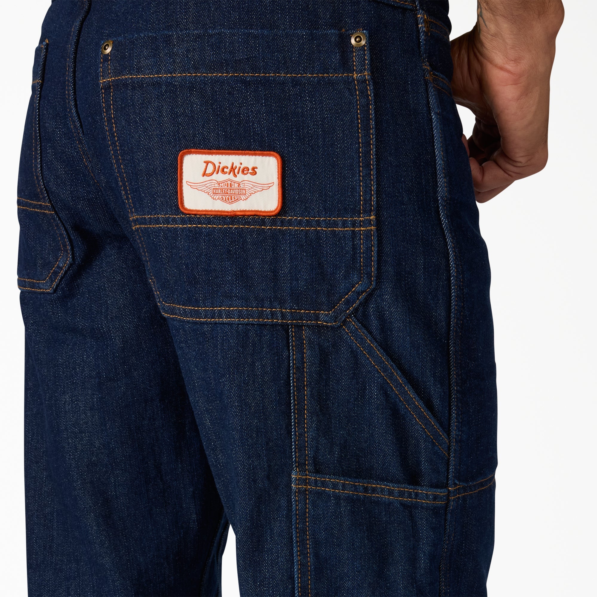 "Dickies x Harley-Davidson® Double Knee Denim Carpenter Pant"