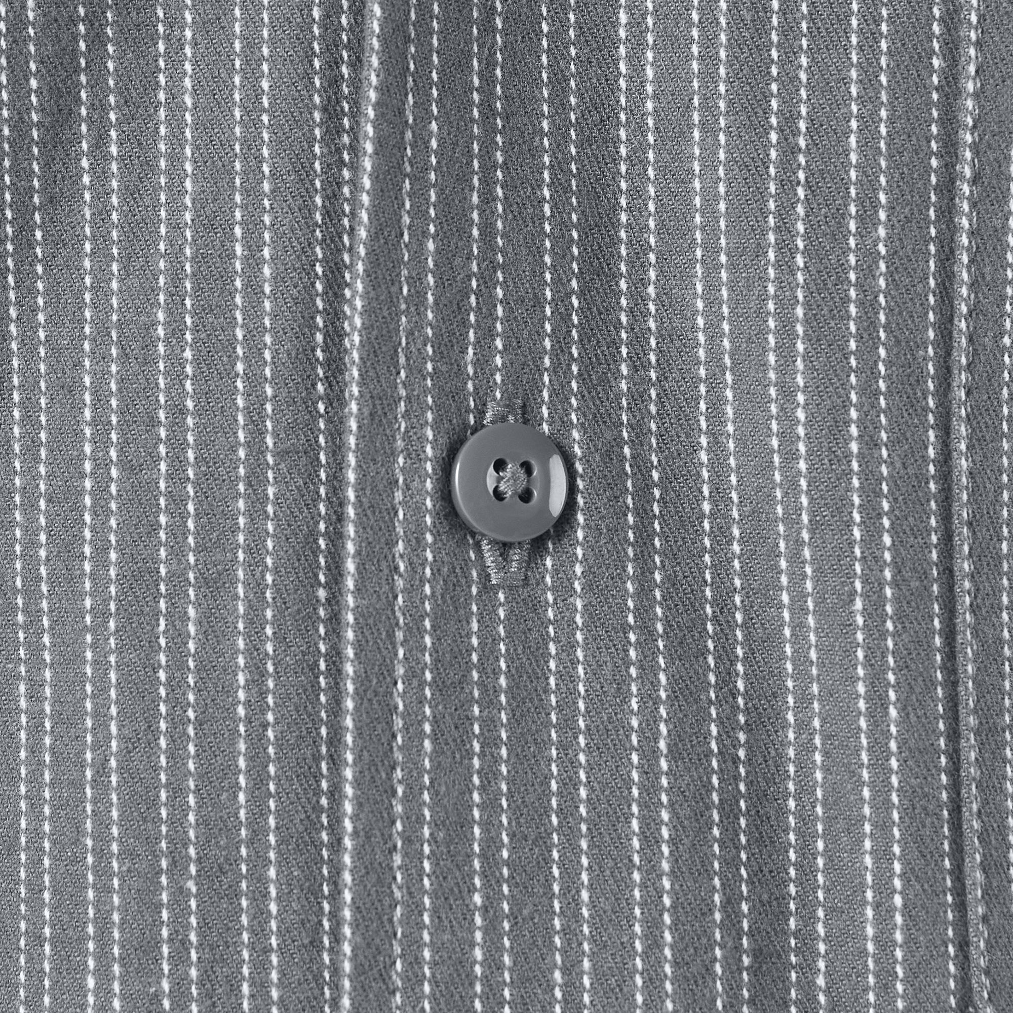 "Lima Pinstripe Button-Up Shirt"