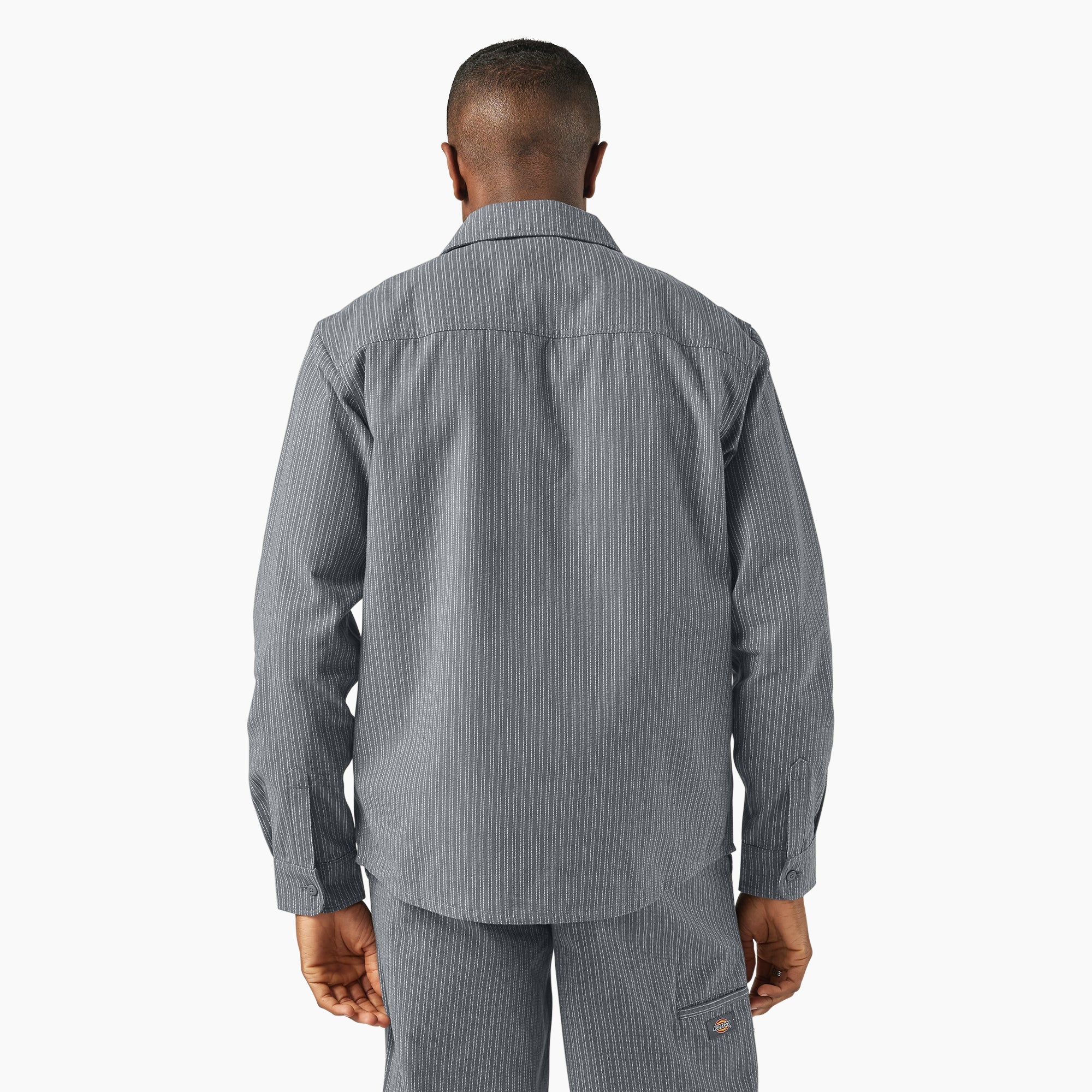 "Lima Pinstripe Button-Up Shirt"