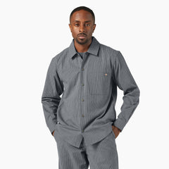 "Lima Pinstripe Button-Up Shirt"