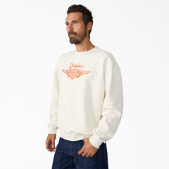 "Dickies x Harley-Davidson® Boxy Fit Embroidered Crewneck Sweatshirt"