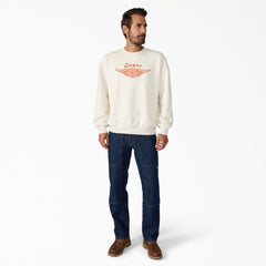 "Dickies x Harley-Davidson® Boxy Fit Embroidered Crewneck Sweatshirt"