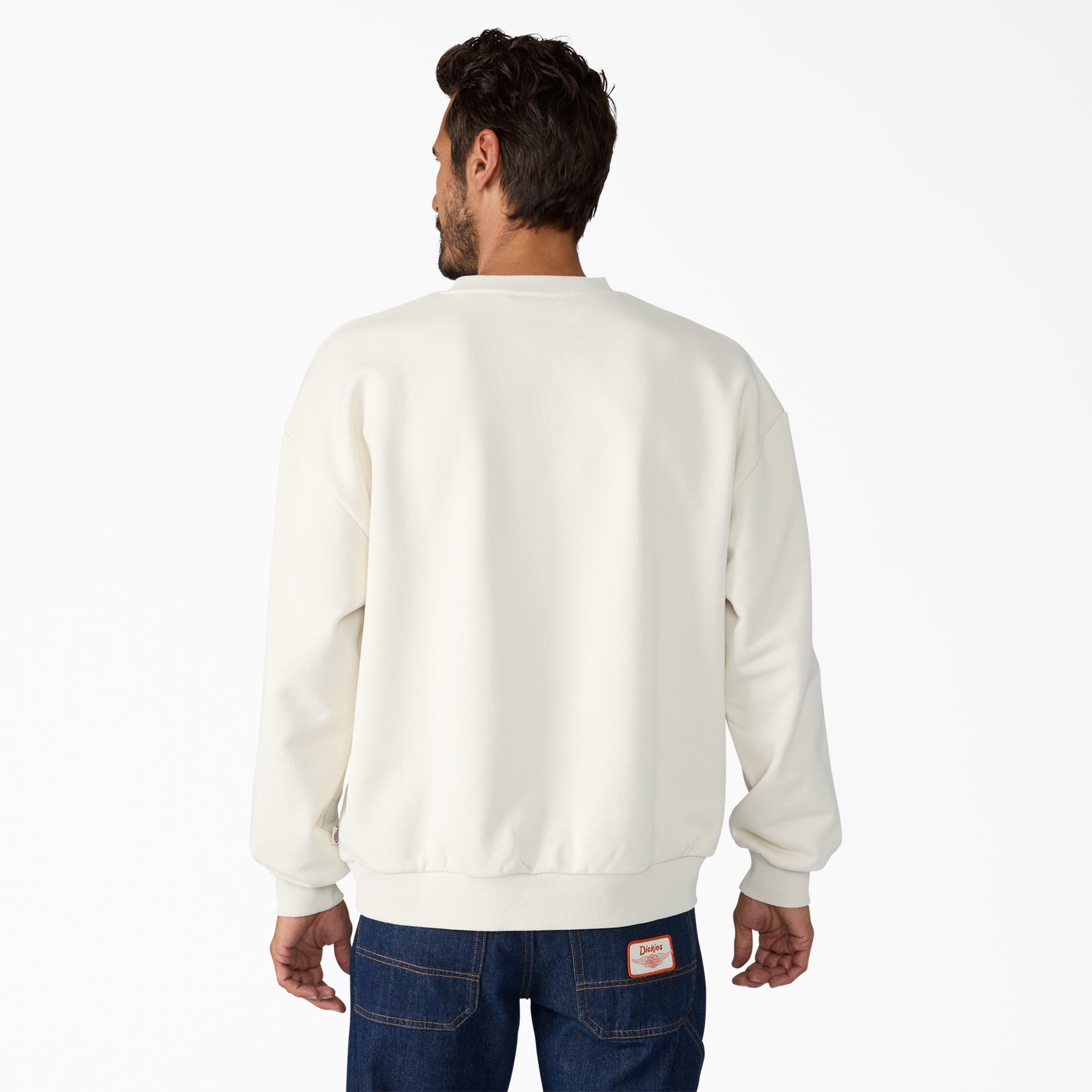"Dickies x Harley-Davidson® Boxy Fit Embroidered Crewneck Sweatshirt"