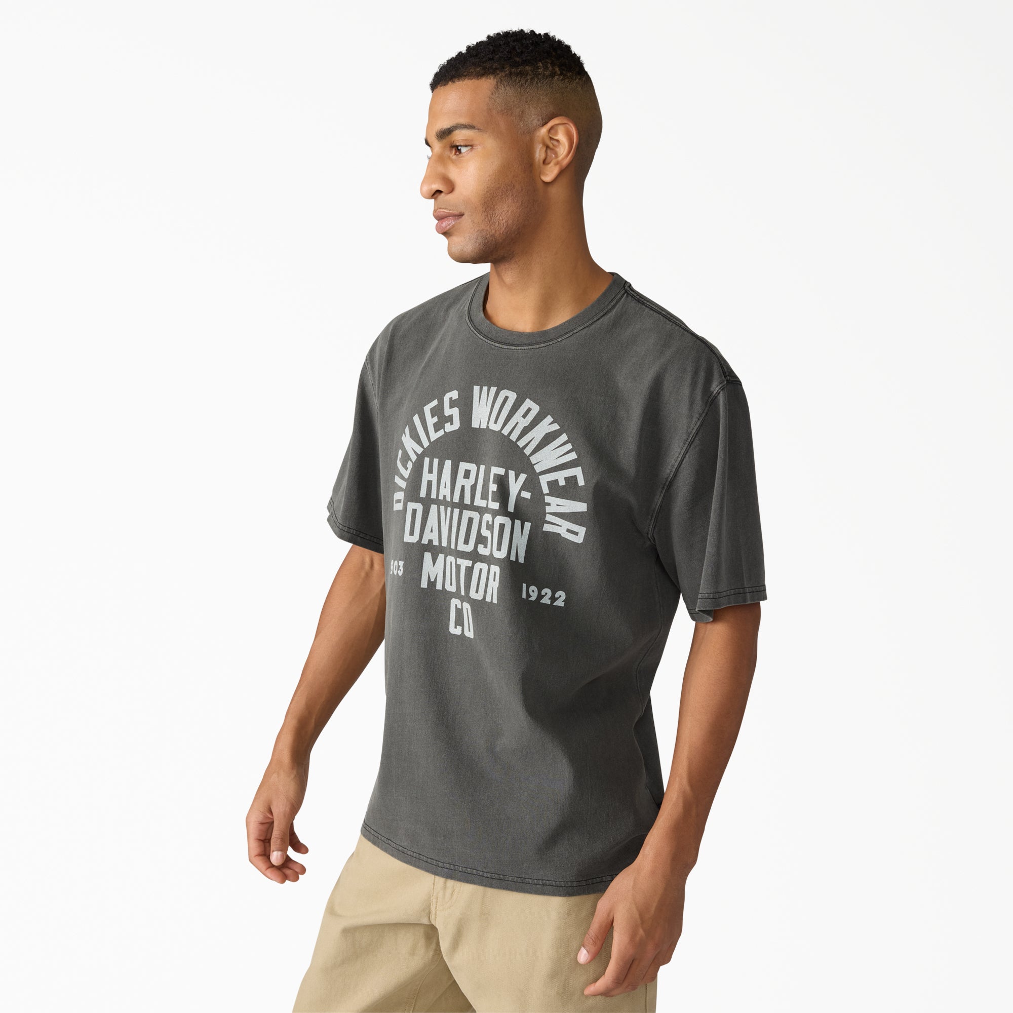 "Dickies x Harley-Davidson® Vintage Wash Logo Graphic T-Shirt"