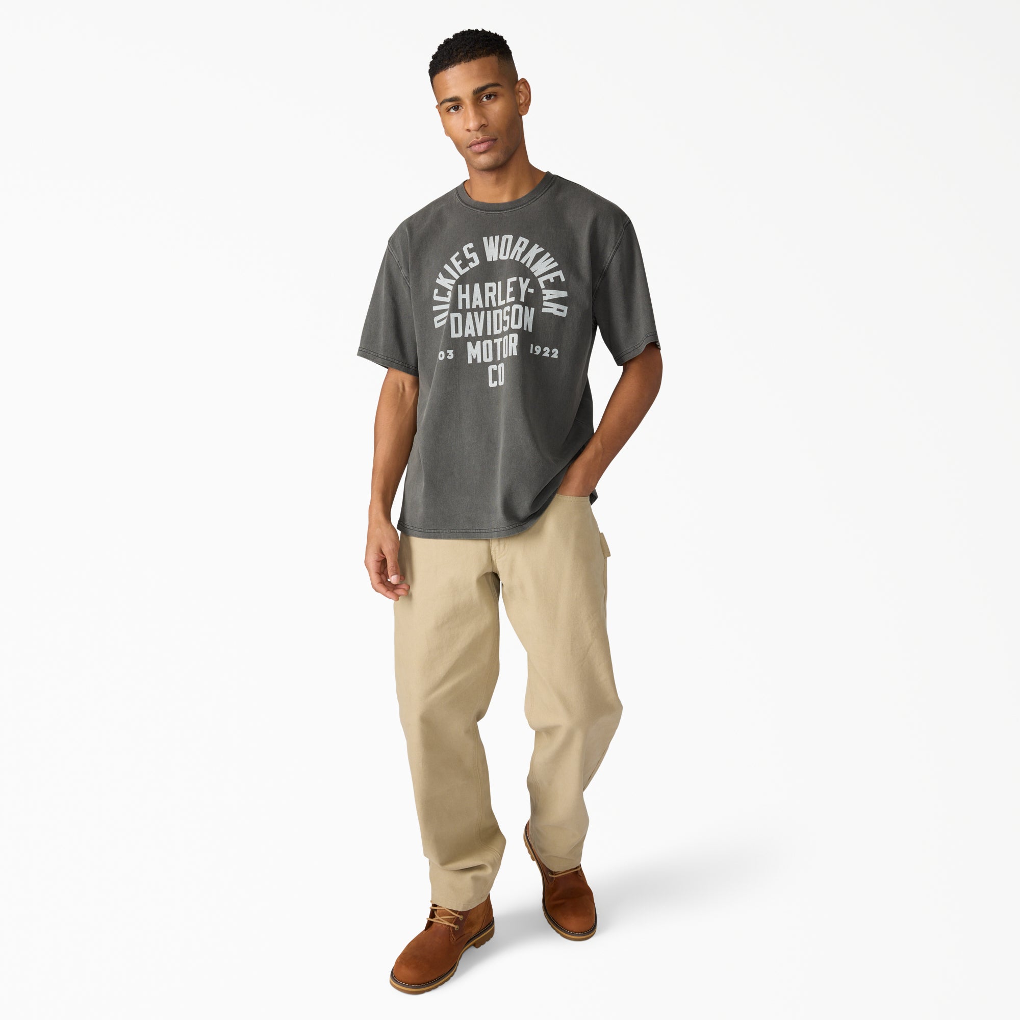 "Dickies x Harley-Davidson® Vintage Wash Logo Graphic T-Shirt"