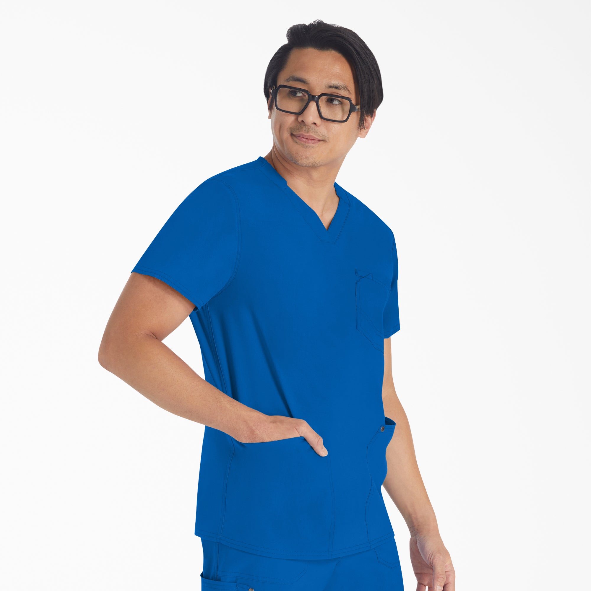 "Men's EDS NXT V-Neck Scrub Top"
