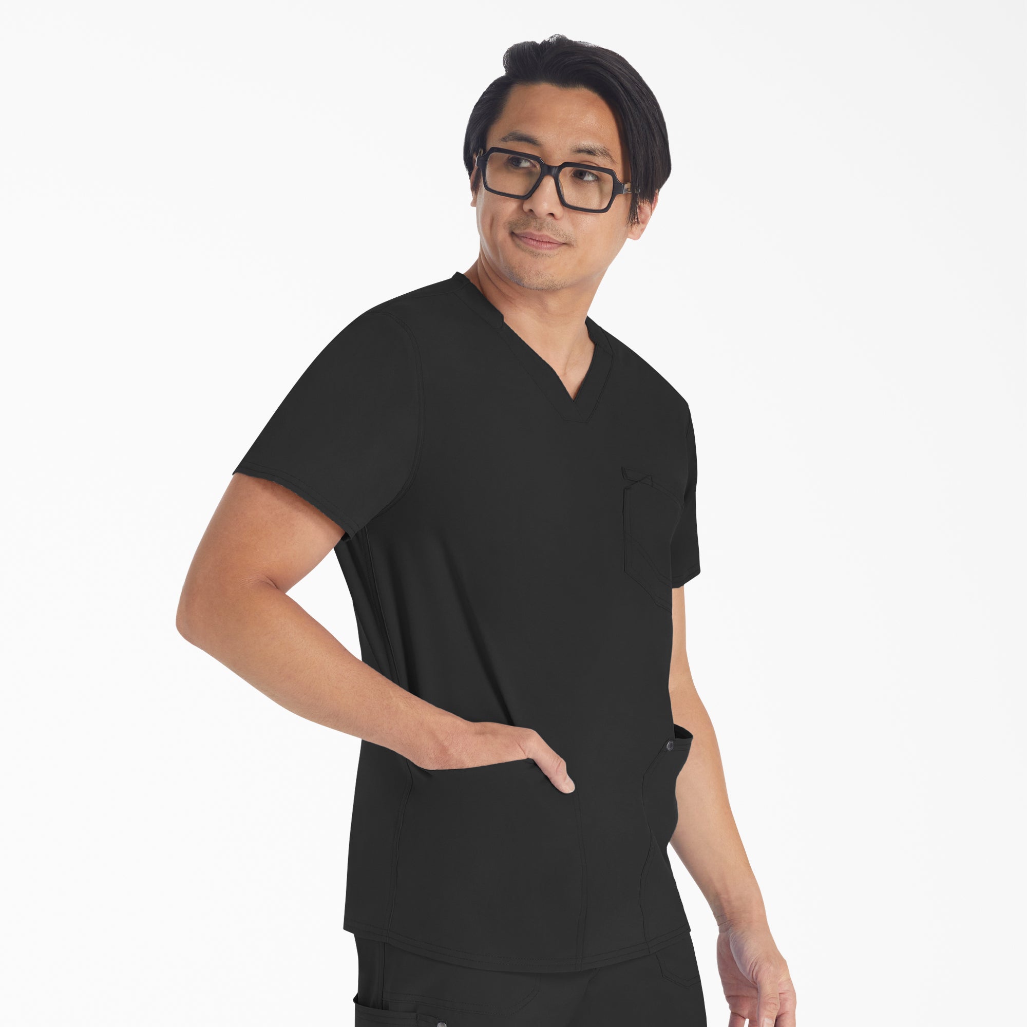 "Men's EDS NXT V-Neck Scrub Top"