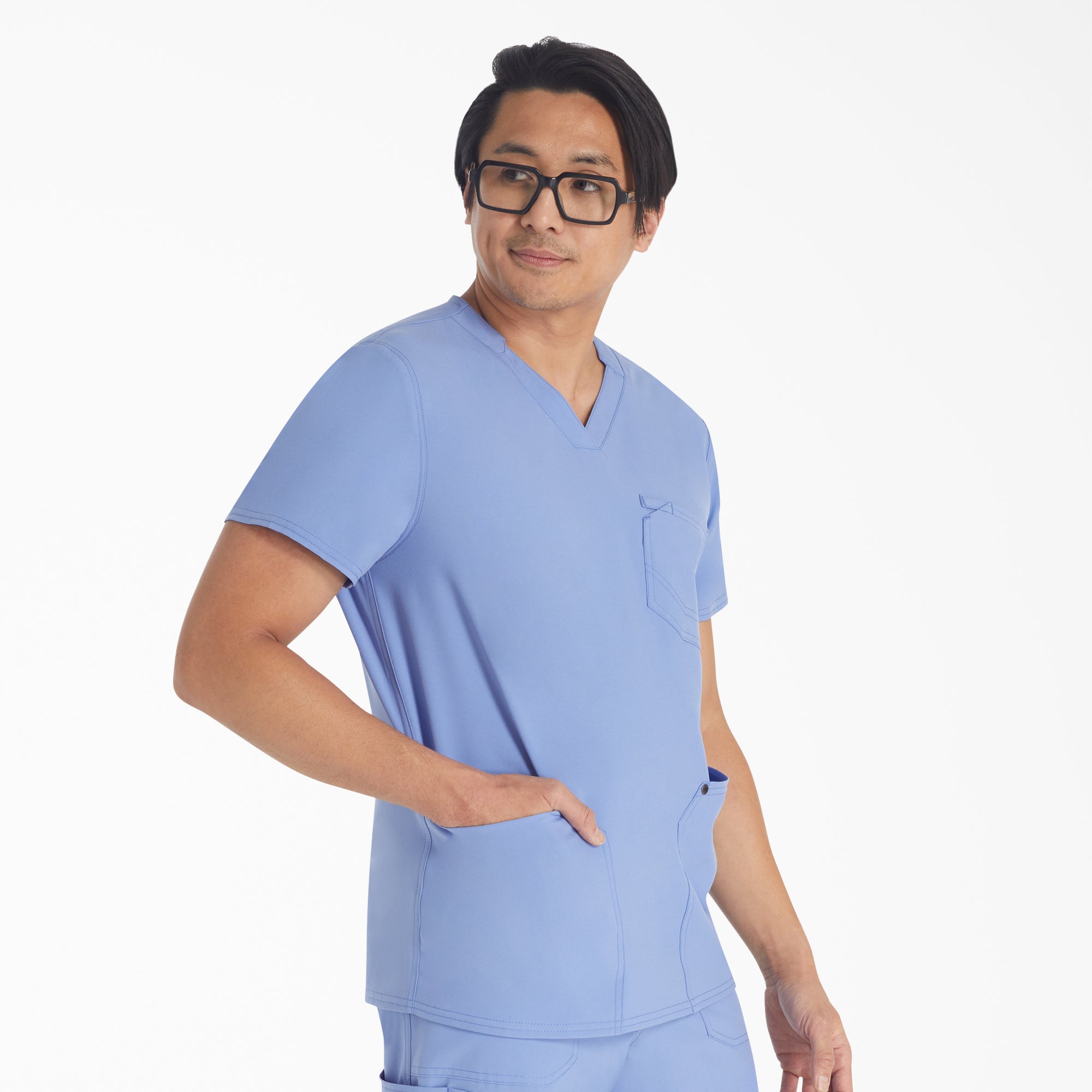 "Men's EDS NXT V-Neck Scrub Top"