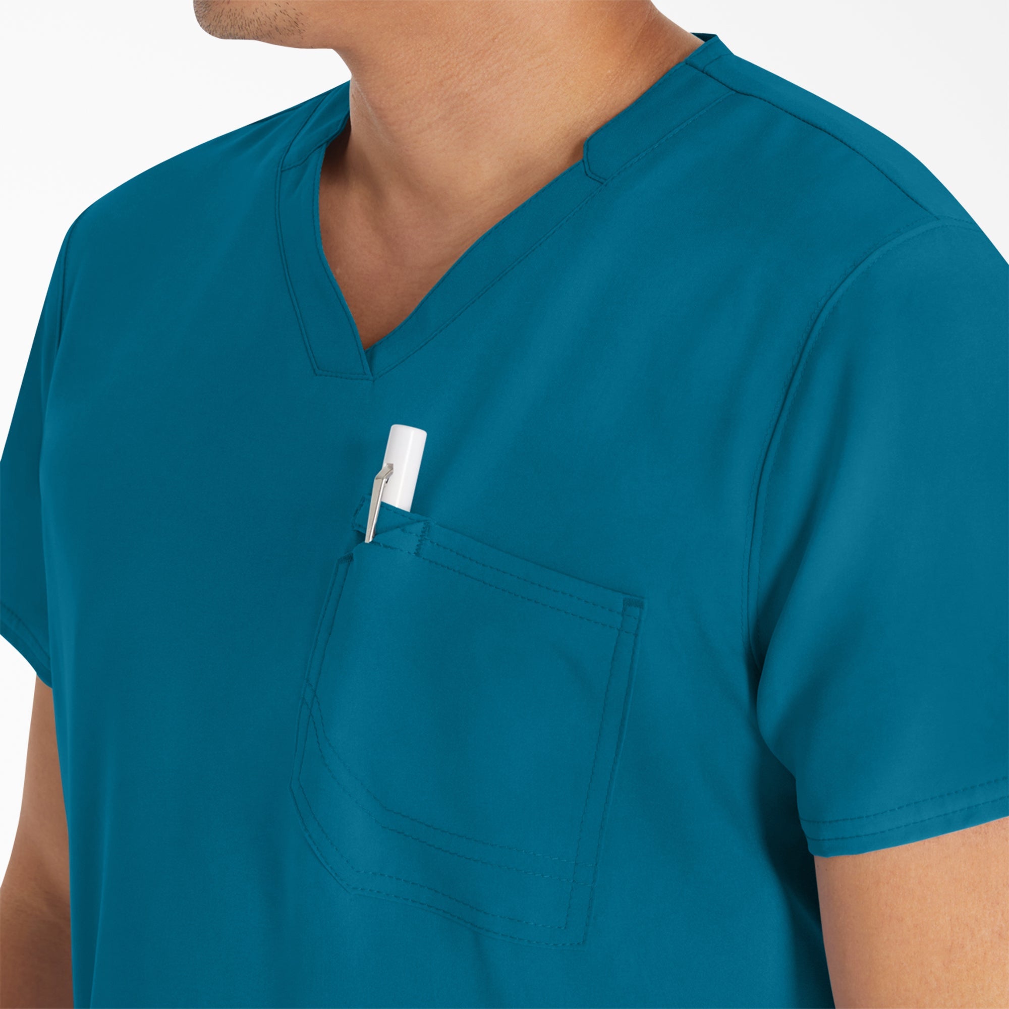 "Men's EDS NXT V-Neck Scrub Top"