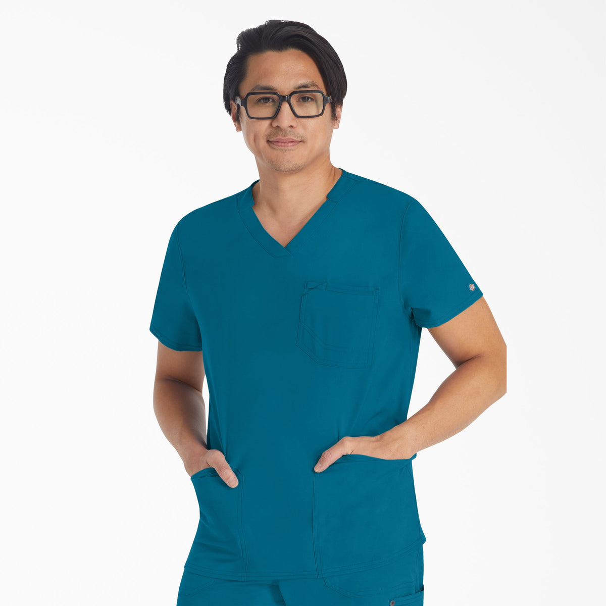 "Men's EDS NXT V-Neck Scrub Top"