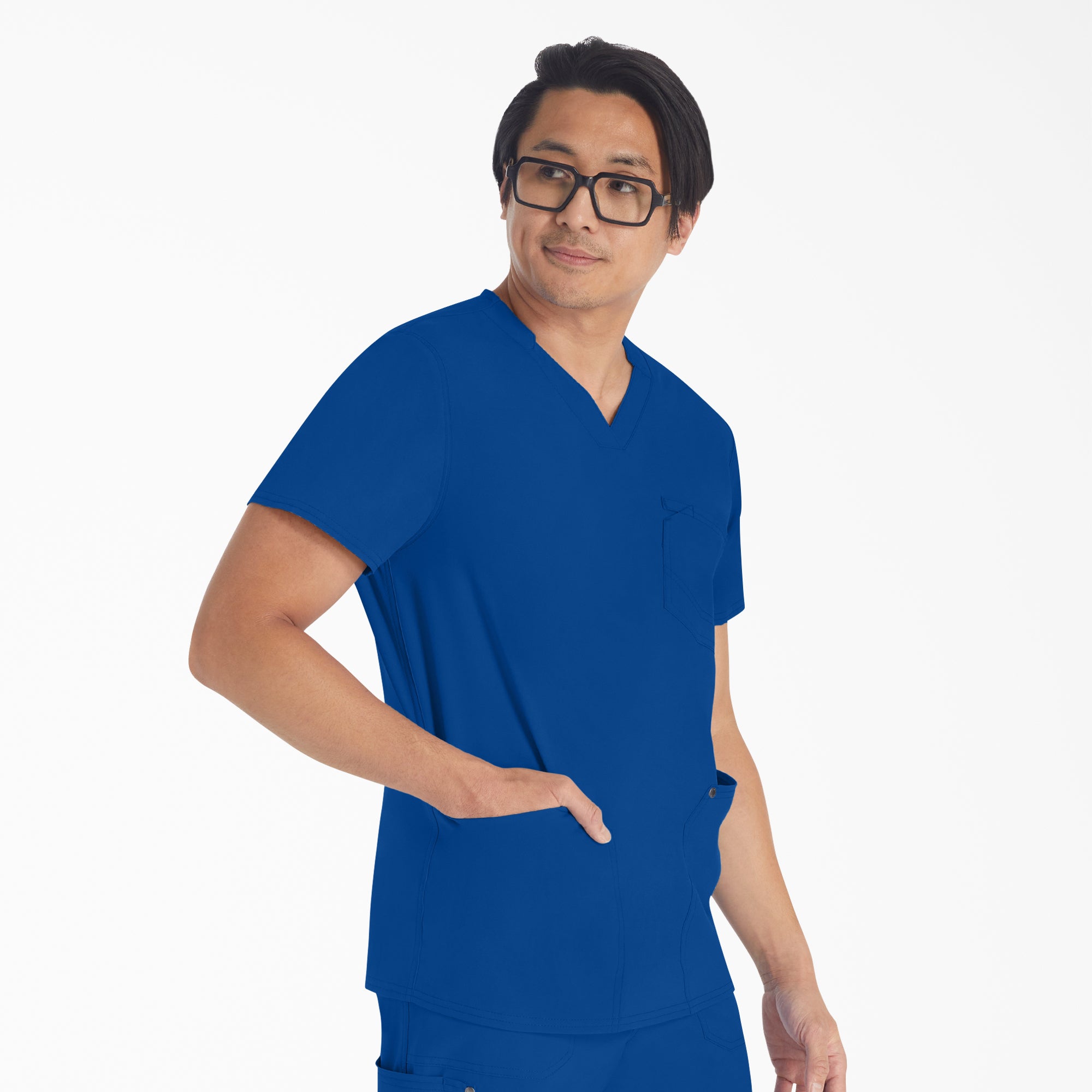 "Men's EDS NXT V-Neck Scrub Top"