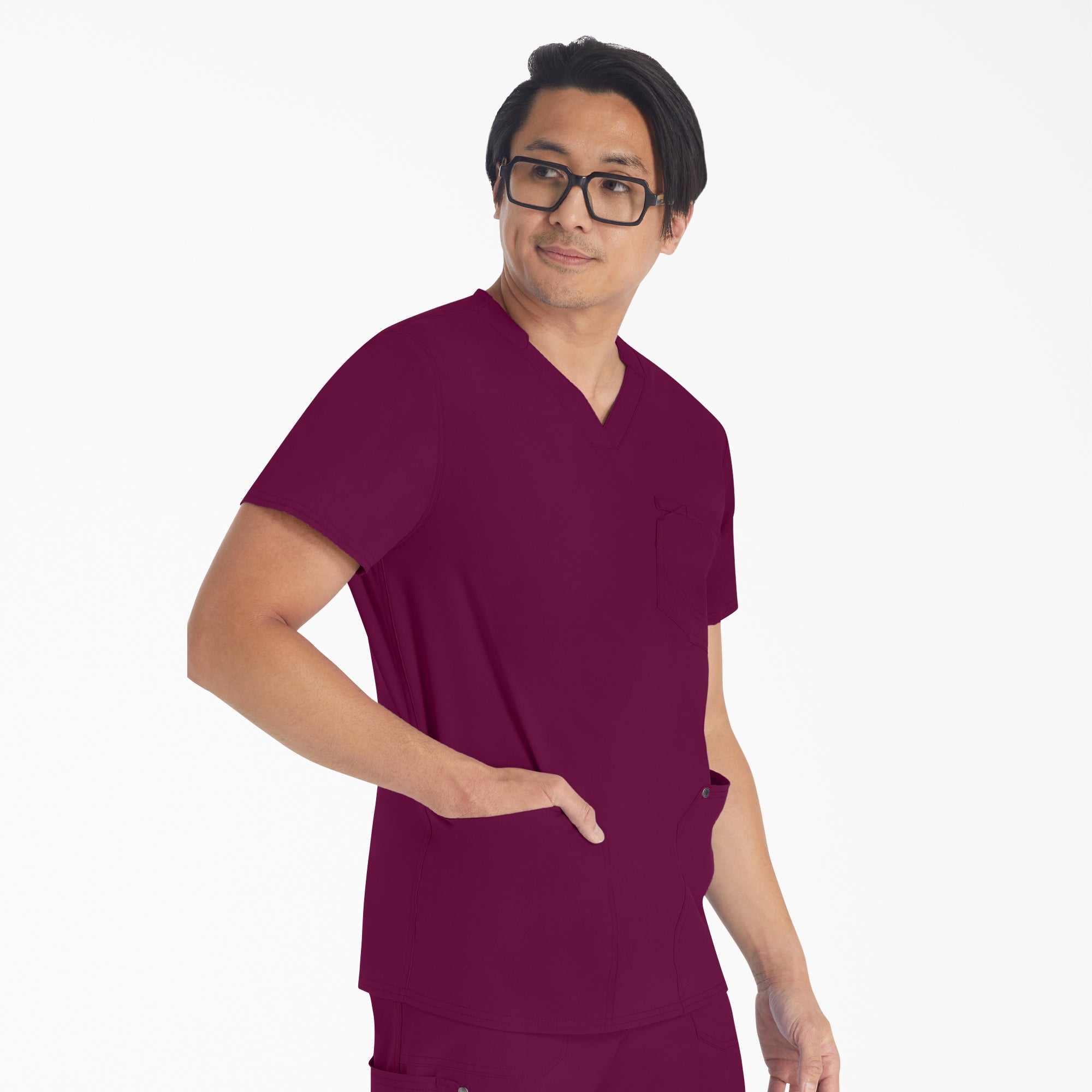 "Men's EDS NXT V-Neck Scrub Top"