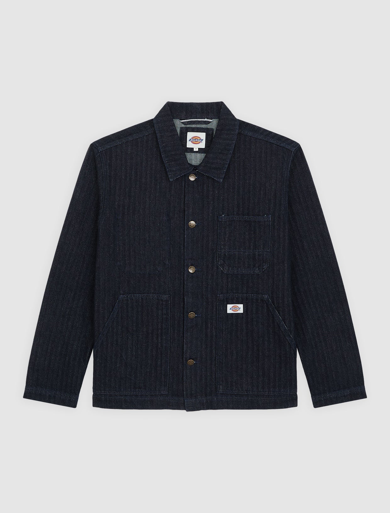 "Selvedge Herringbone Barn Denim Jacket"