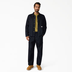 "Selvedge Herringbone Barn Denim Jacket"