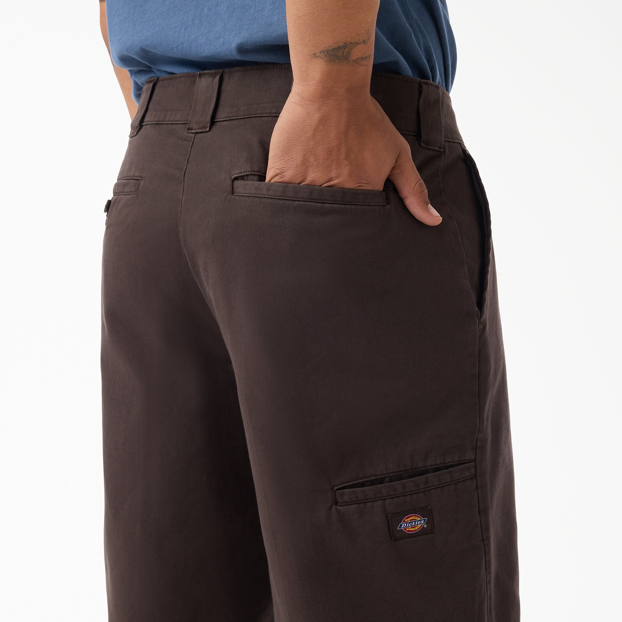 "Worn In Loose Work Shorts, 13"""