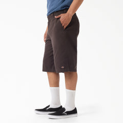 "Worn In Loose Work Shorts, 13"""