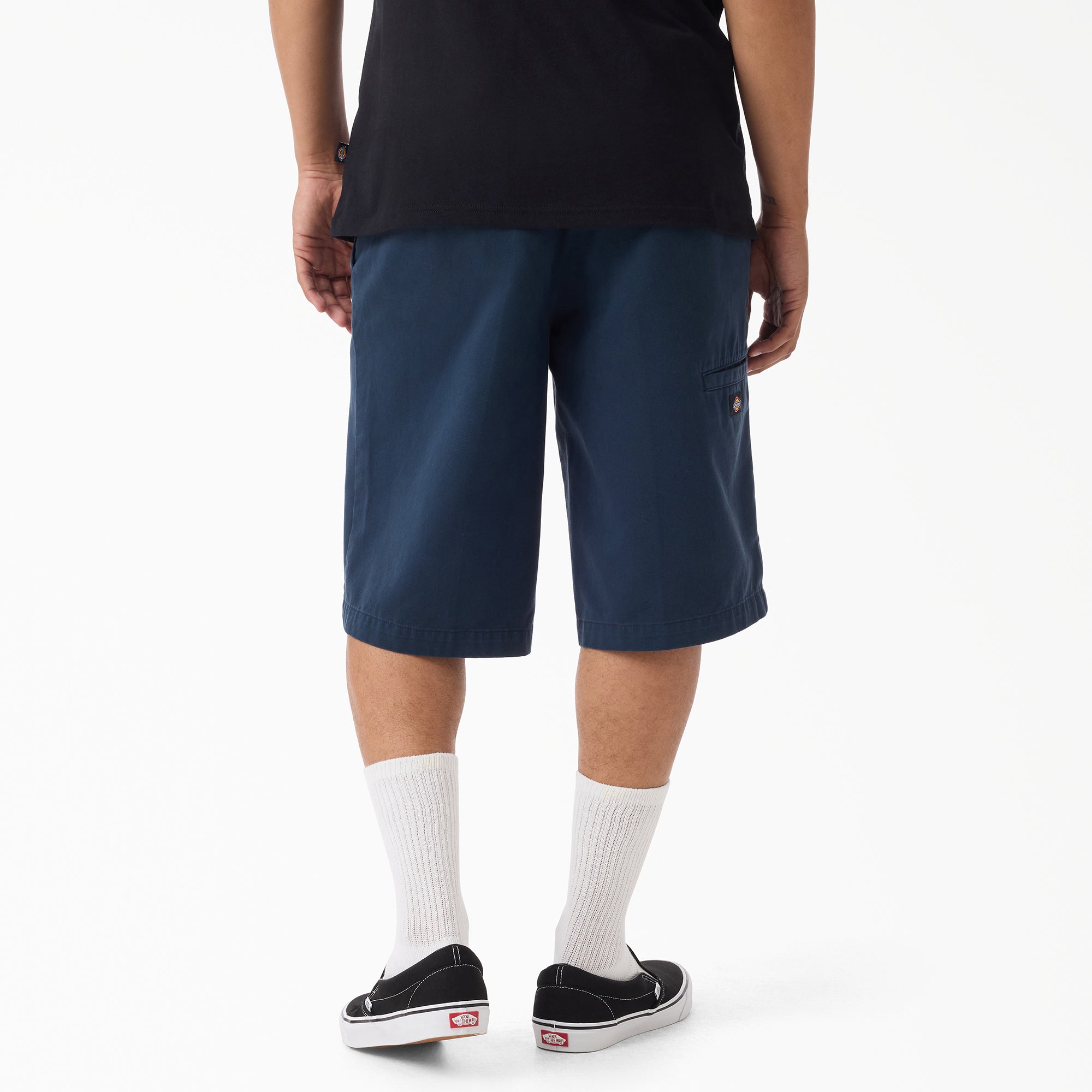 "Worn In Loose Work Shorts, 13"""