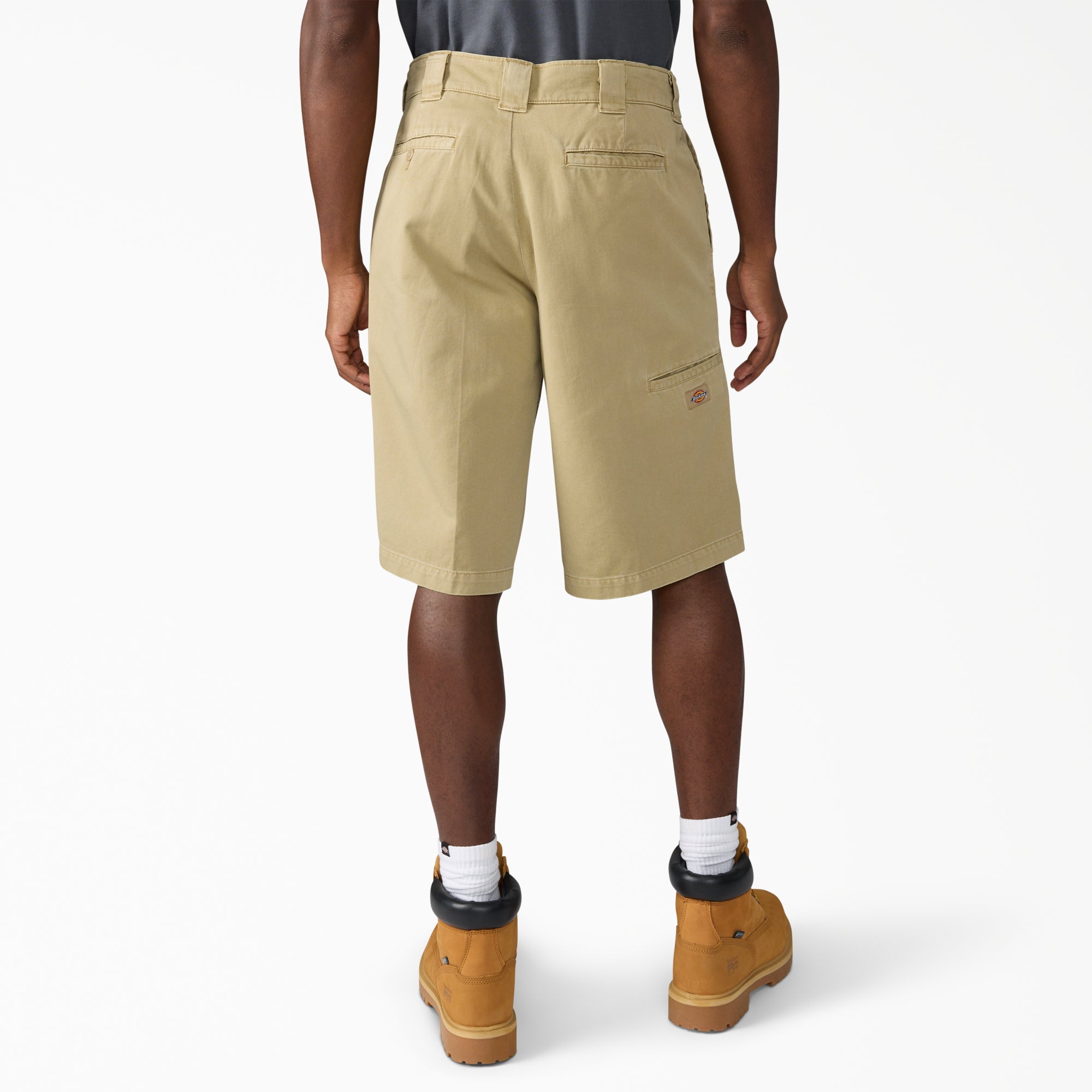 "Worn In Loose Work Shorts, 13"""